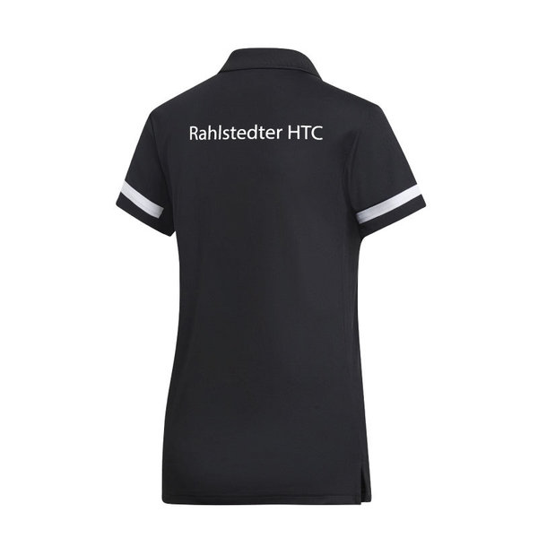 RHTC Trikot adidas T19 Polo Women, schwarz/weiß, inkl. Druck Logo, Vereinsname, Sponsor