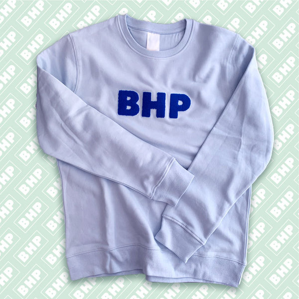 BHP Retro Sweatshirt Hellblau