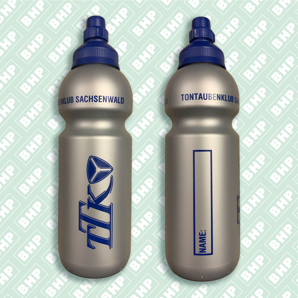 TTK Trinkflasche, silber/blau