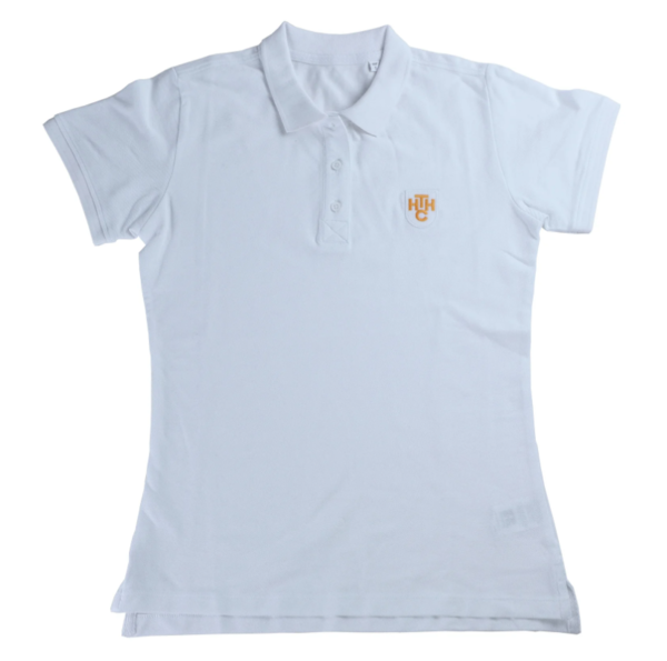 HTHC Polo-Shirt, weiß für Damen